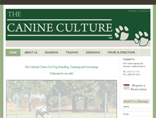 Tablet Screenshot of canineculture.com